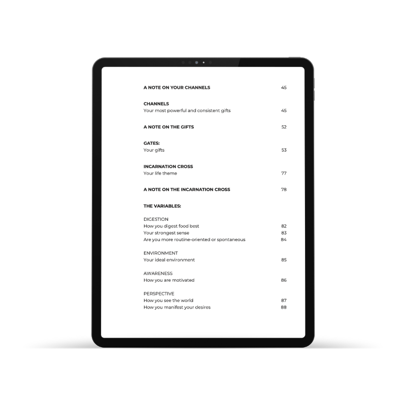 DIGITAL Custom Human Design Guidebook