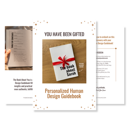 GIFT CARD: Personalized Human Design Guidebook