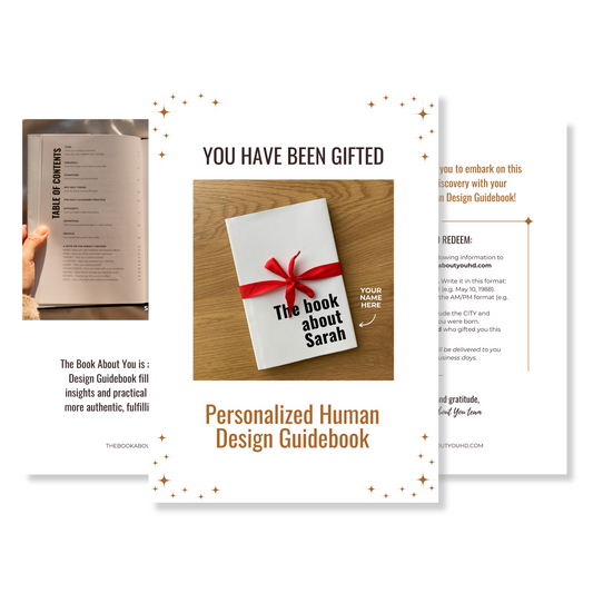 GIFT CARD: Personalized Human Design Guidebook